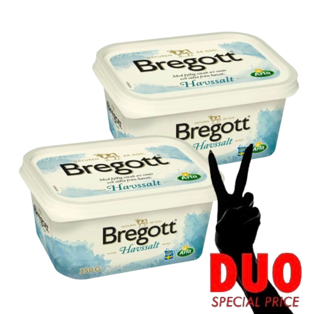 DUO Bregott Havssalt 350 g × 2