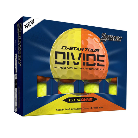 Srixon Q-Star Tour Divide Gul/Orange