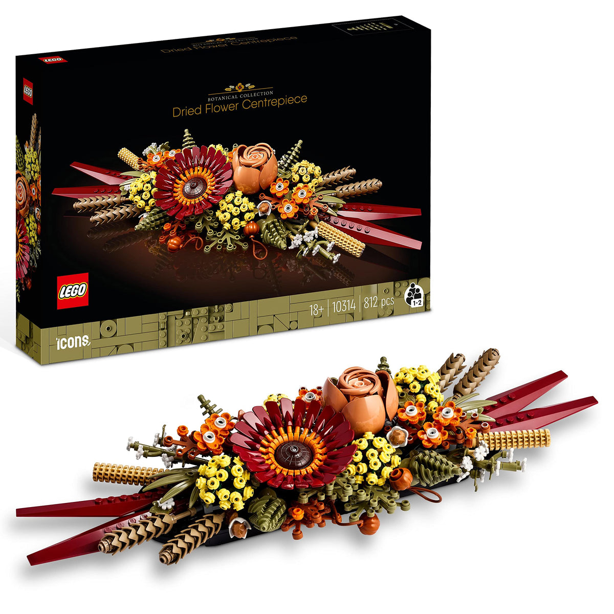 LEGO® Botanicals Torkat blomsterarrangemang 10314