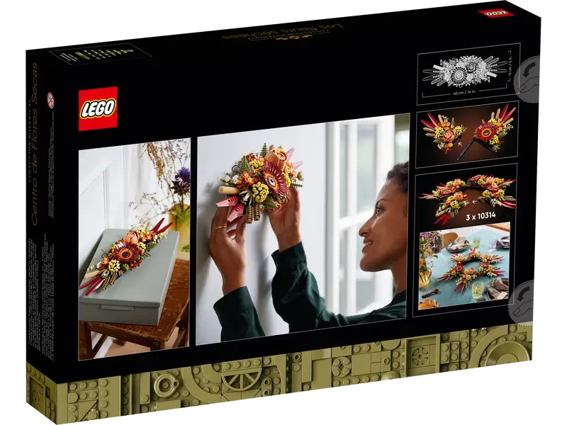 LEGO® Botanicals Torkat blomsterarrangemang 10314