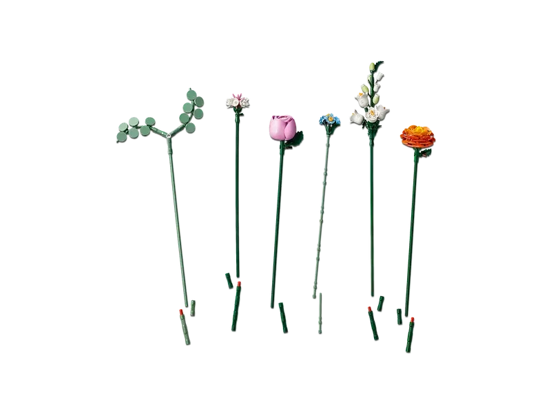 LEGO® Botanicals Vacker rosa blomsterbukett 10342