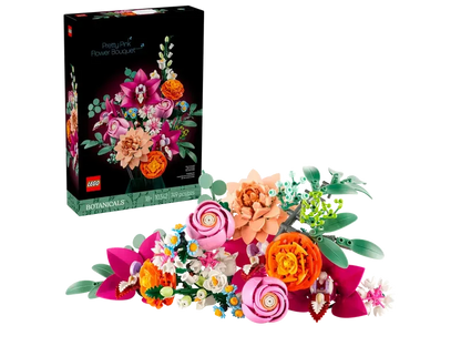 LEGO® Botanicals Vacker rosa blomsterbukett 10342