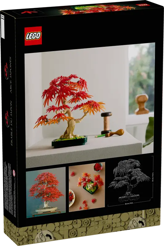 LEGO® Botanicals Japansk röd lönn – bonsaiträd 10348
