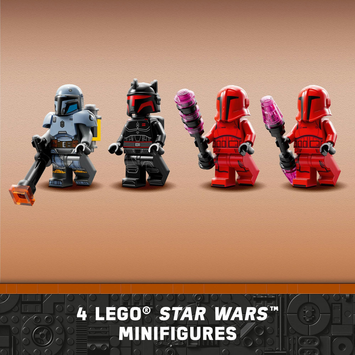 LEGO® Star Wars™ The Mandalorian Paz Vizsla and Moff Gideon Battle 75386