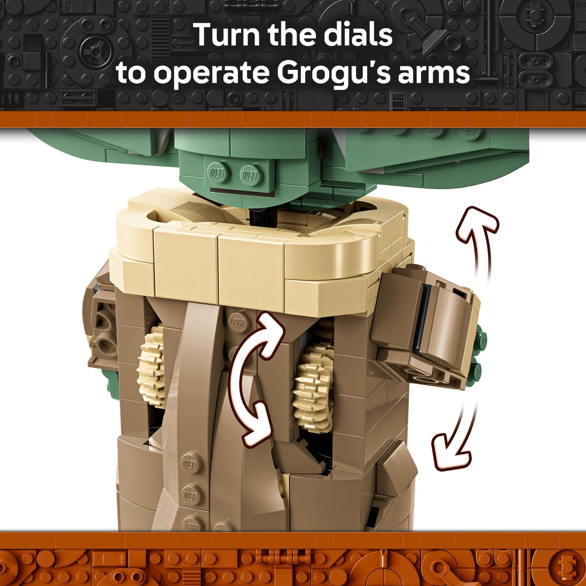 LEGO® Star Wars™ Grogu with Hover Pram 75403