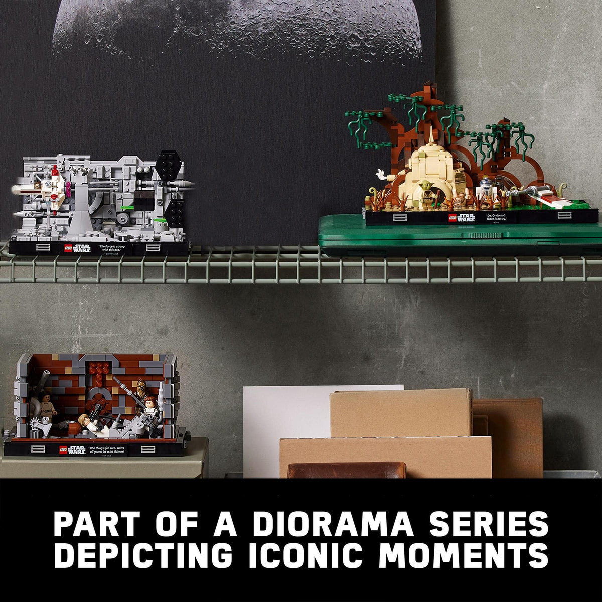 LEGO® Star Wars™ Death Star Trench Run Diorama 75329