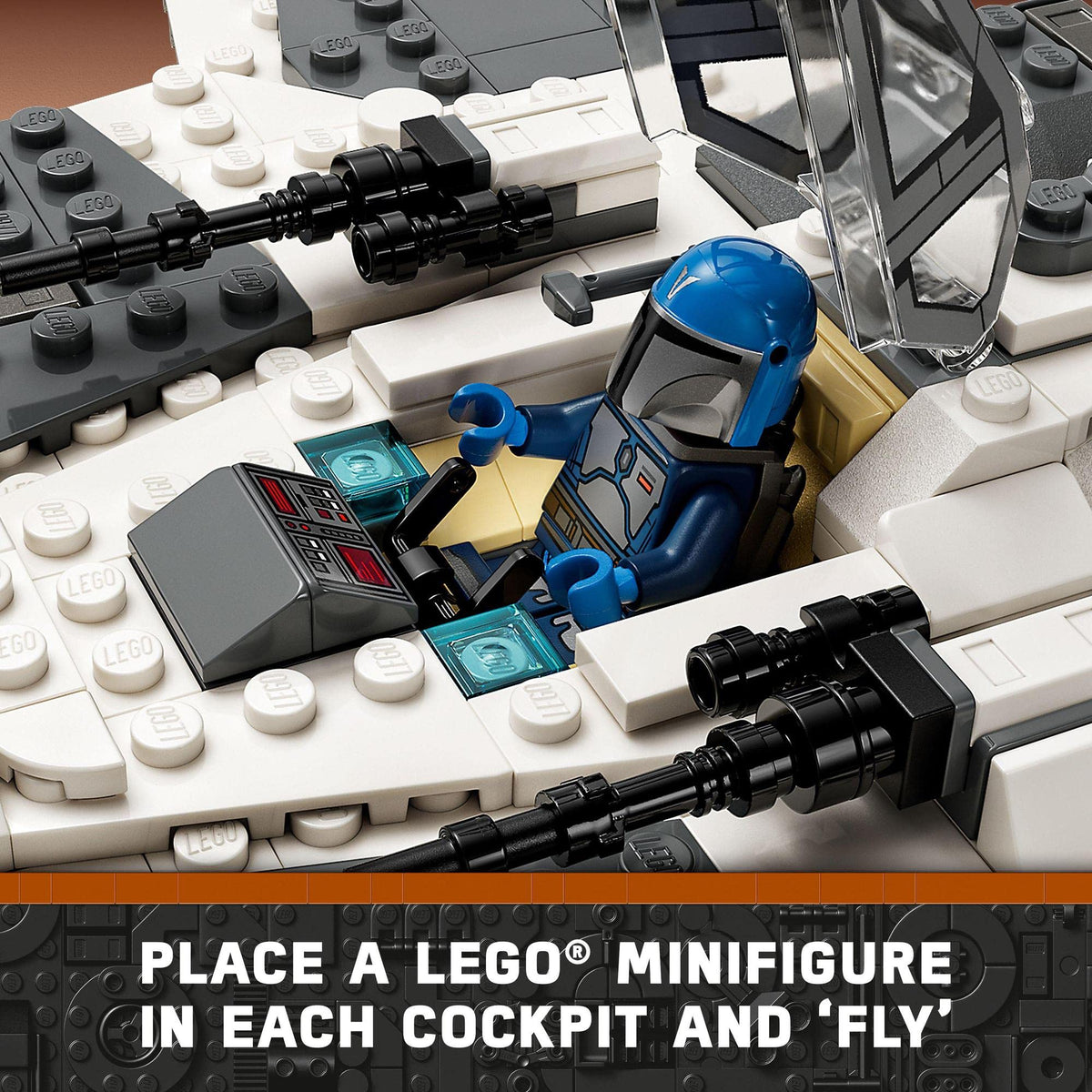 LEGO® Star Wars™ Mandalorian Fang Fighter vs. TIE Interceptor 75348