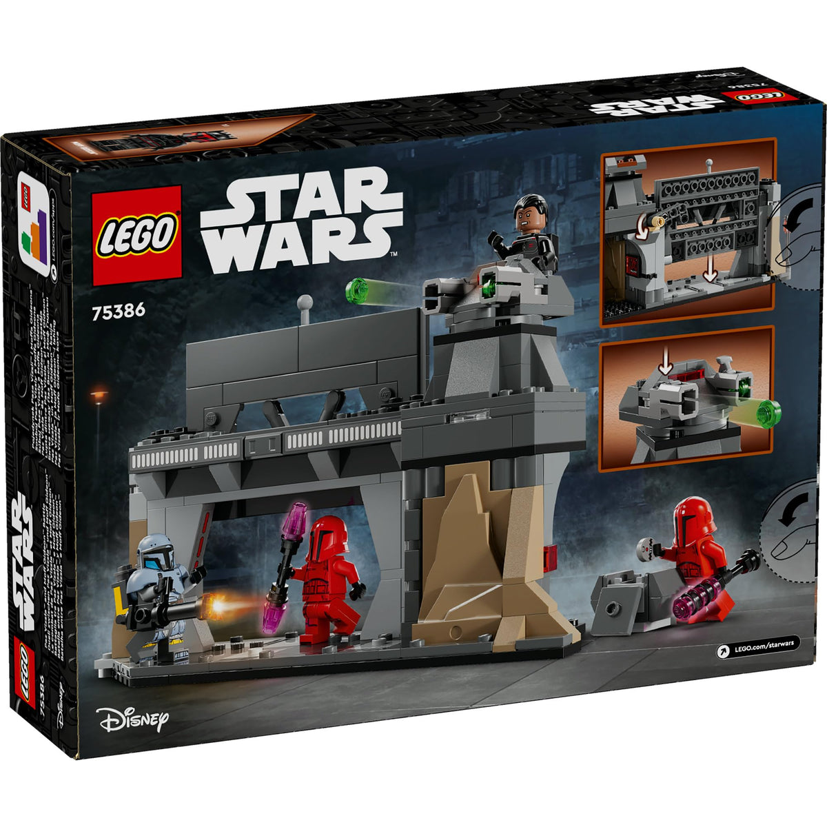 LEGO® Star Wars™ The Mandalorian Paz Vizsla and Moff Gideon Battle 75386