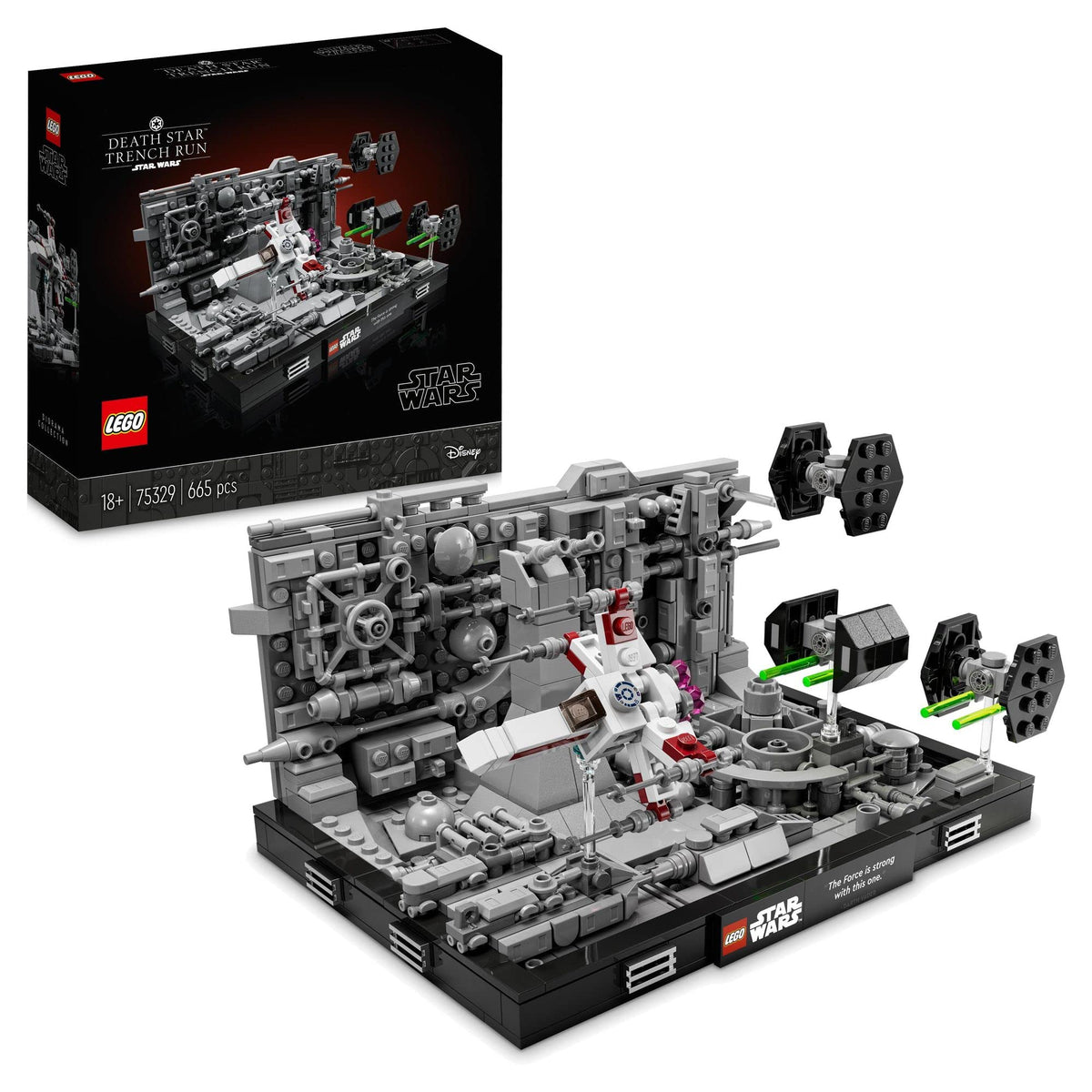 LEGO® Star Wars™ Death Star Trench Run Diorama 75329
