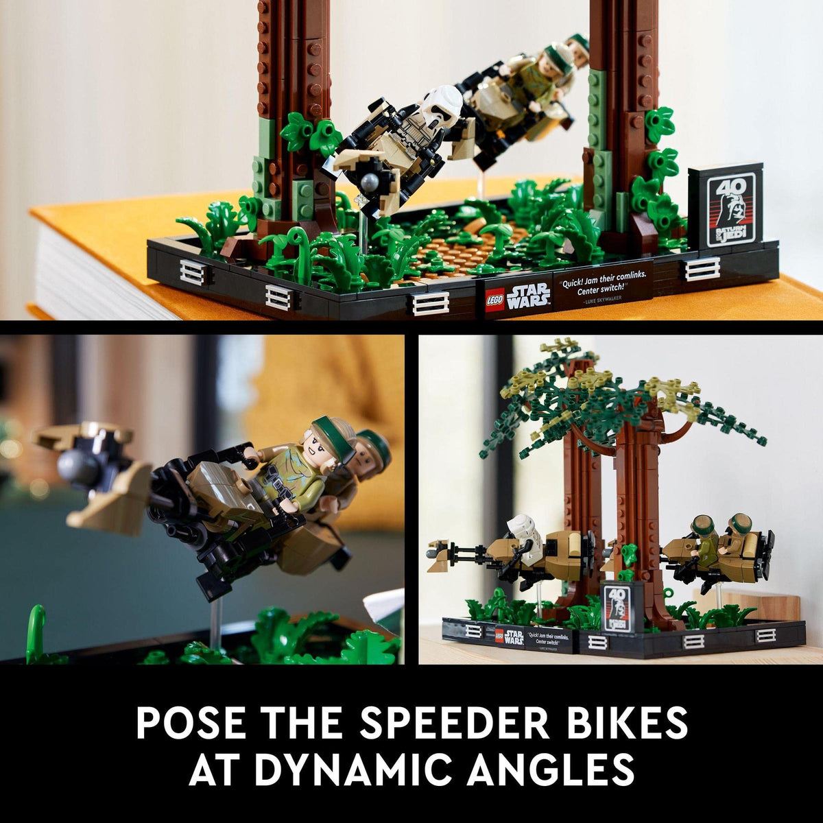 LEGO® Star Wars™ Endor Speeder Chase Diorama 75353