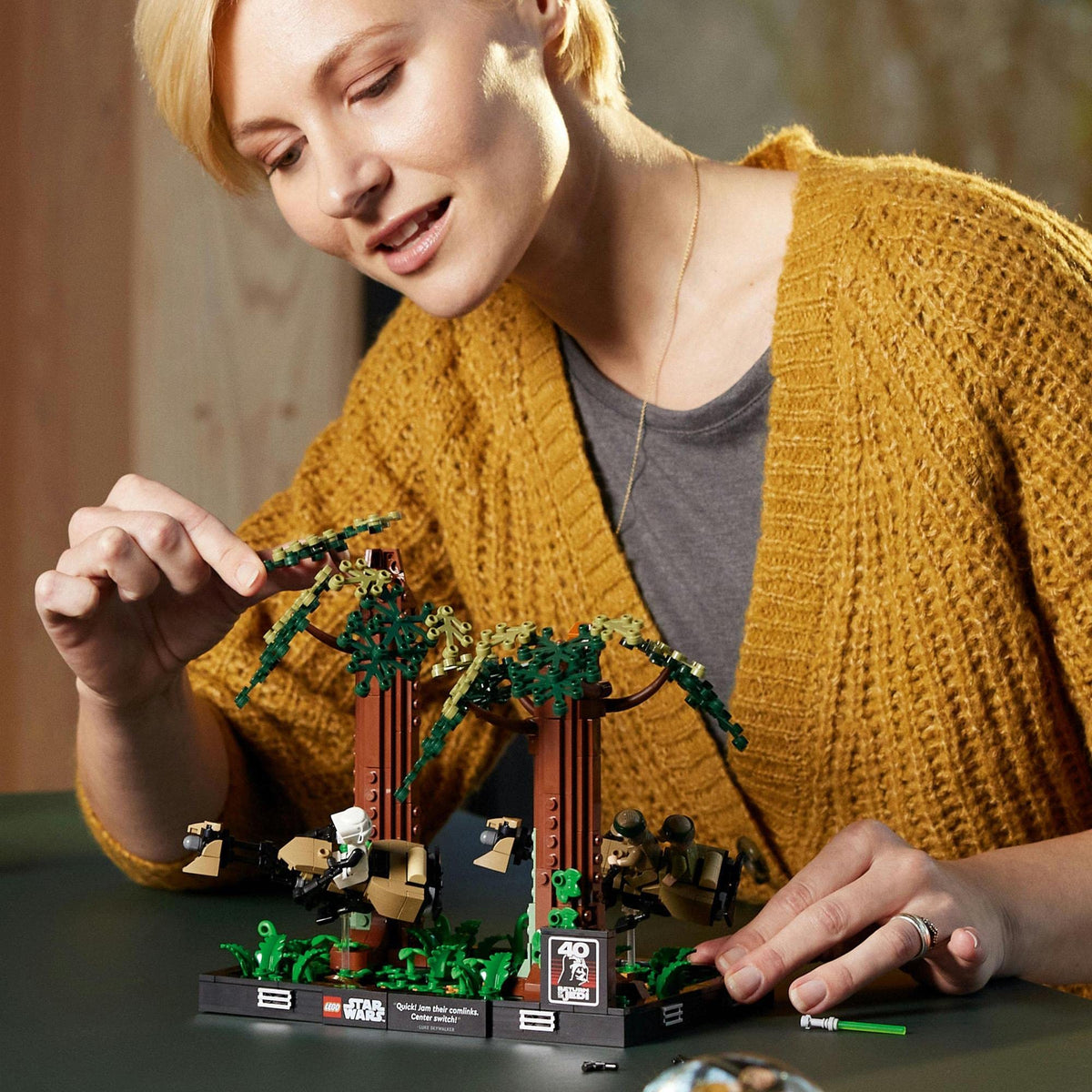 LEGO® Star Wars™ Endor Speeder Chase Diorama 75353