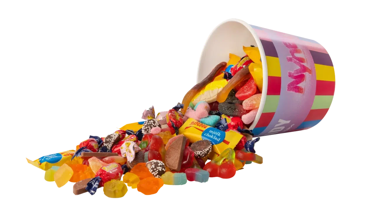Lösgodis – Blandning av svenskt godis 850 g
