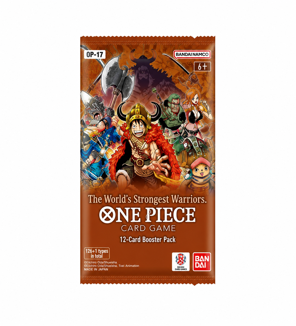 One Piece Card Game – The World's Strongest Warriors [OP-17] – Booster Pack (Engelsk) – Förhandsbokning