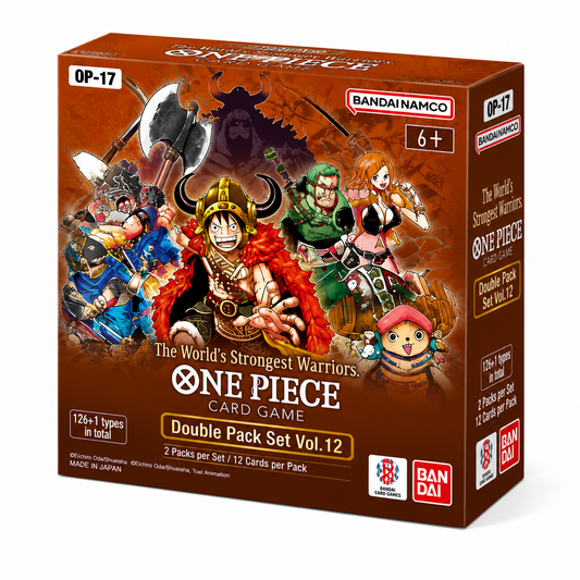 One Piece Card Game – The World's Strongest Warriors [OP-17] – Double Pack Set Vol. 12 [DP-12] – Förhandsbokning