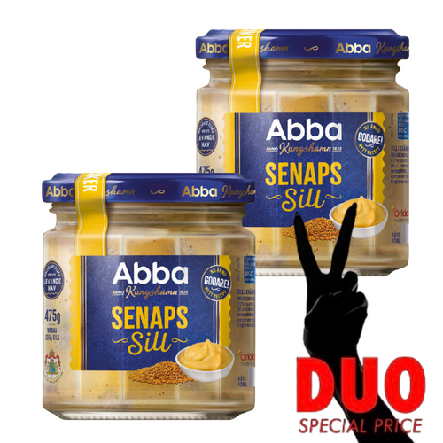 DUO Abba Senapssill 475 g × 2