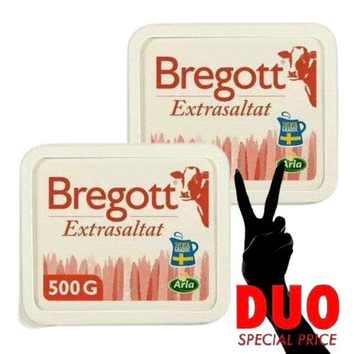 DUO Bregott Extrasaltat 500 g × 2