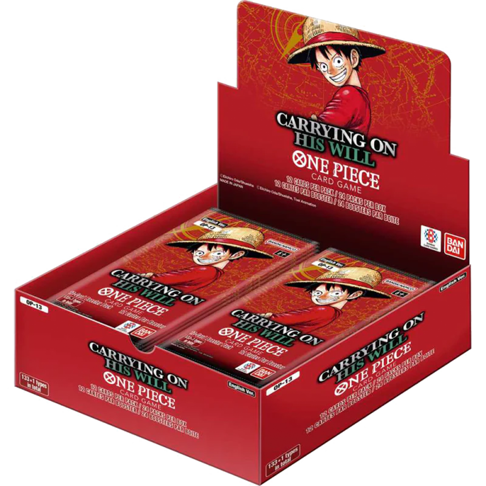 One Piece Card Game – Carrying on His Will [OP-13] – Booster Box (Engelsk)