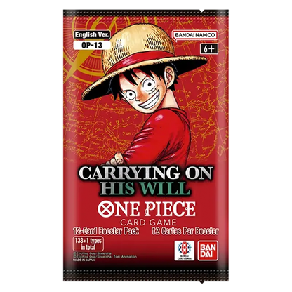 One Piece Card Game – Carrying on His Will [OP-13] – Booster Box (Engelsk)