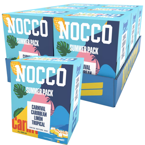 NOCCO BCAA sommar 4x6 Bundle 330ml
