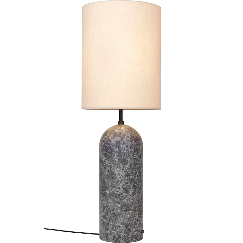 Gravity XL Golvlampa Hög, Grå Marmor / Canvas