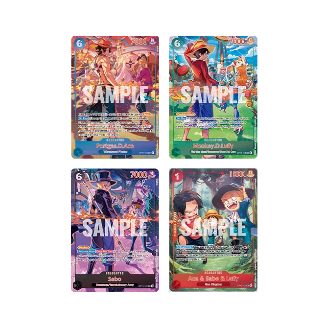 ONE PIECE CARD GAME – 3-årsjubileumsset (Förhandsbeställ)