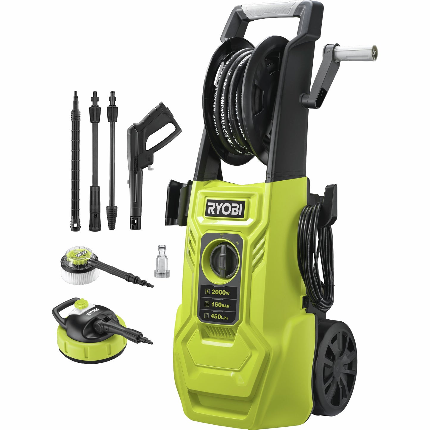 Högtryckstvätt Ryobi RY150PWA 150bar 2000W