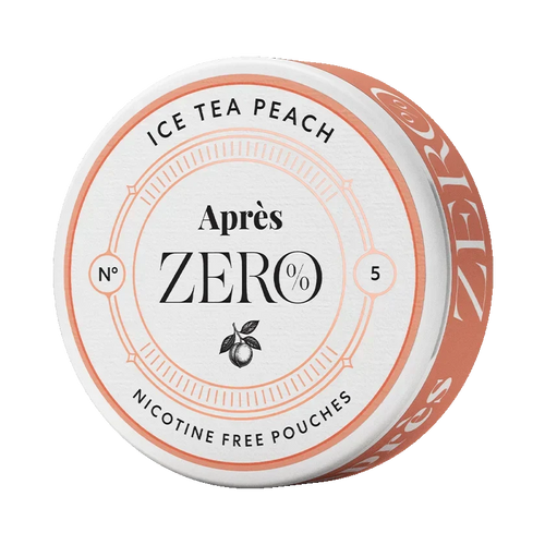 Après No.5 Ice Tea Peach Zero Nikotinfritt Snus