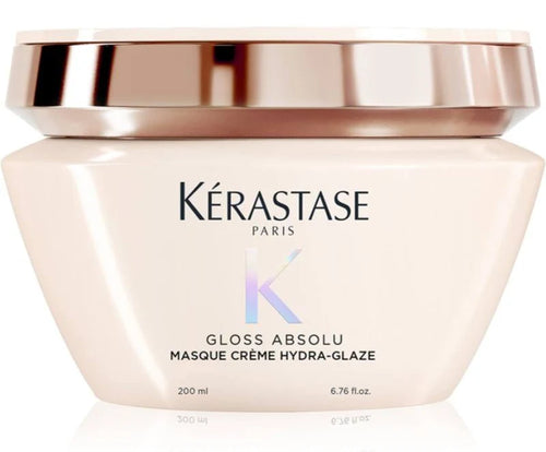Kérastase Gloss Absolu Masque Creme Hydra-Glaze, Hårinnpackning til tjockt, frissigt hår