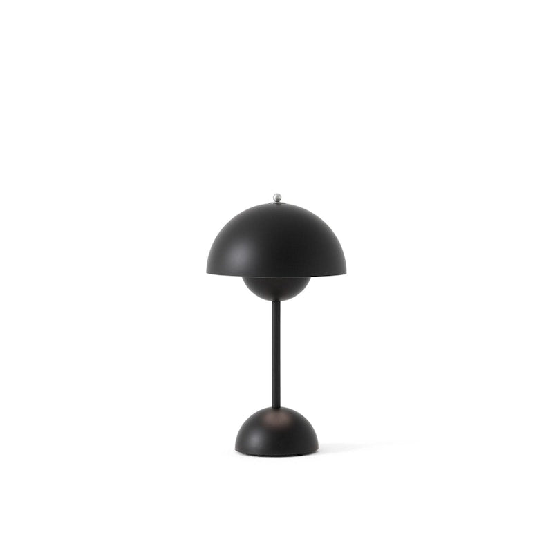 Flowerpot VP9 Bordslampa Portabel, Matt Black